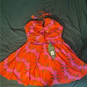NWT Farm Rio Pink Copacabana Mini Dress